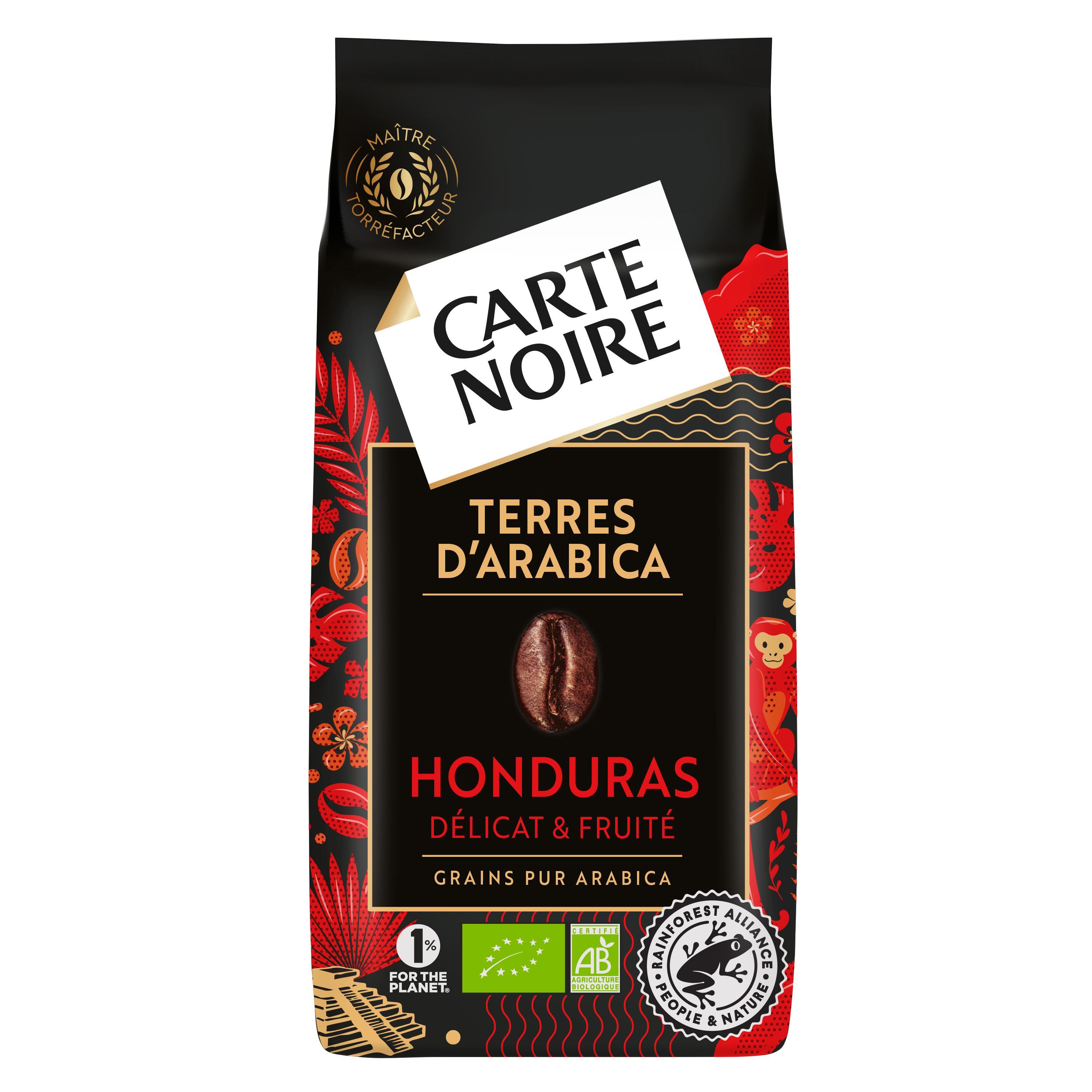 AUCHAN Café en grains espresso 100% arabica intensité 8 500g pas cher 