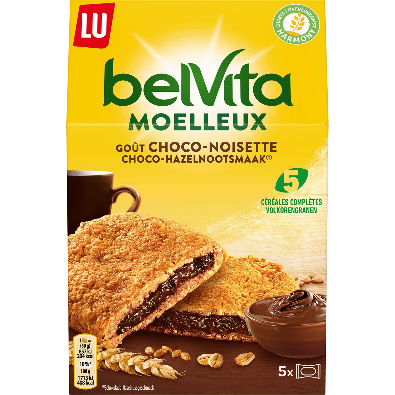 Belvita petit déjeuner goût noisette et chocolat - 400 g