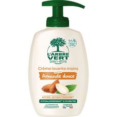 L'ARBRE VERT Crème lavante mains hydratante amande douce 300ml
