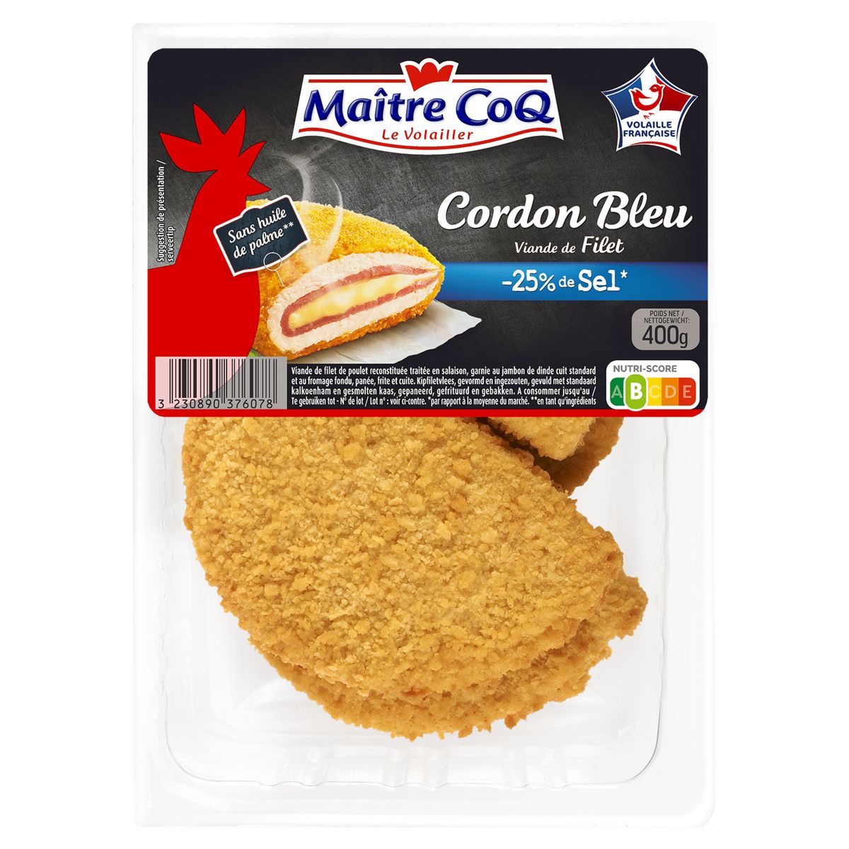 MAITRE COQ Cordon bleu 400g