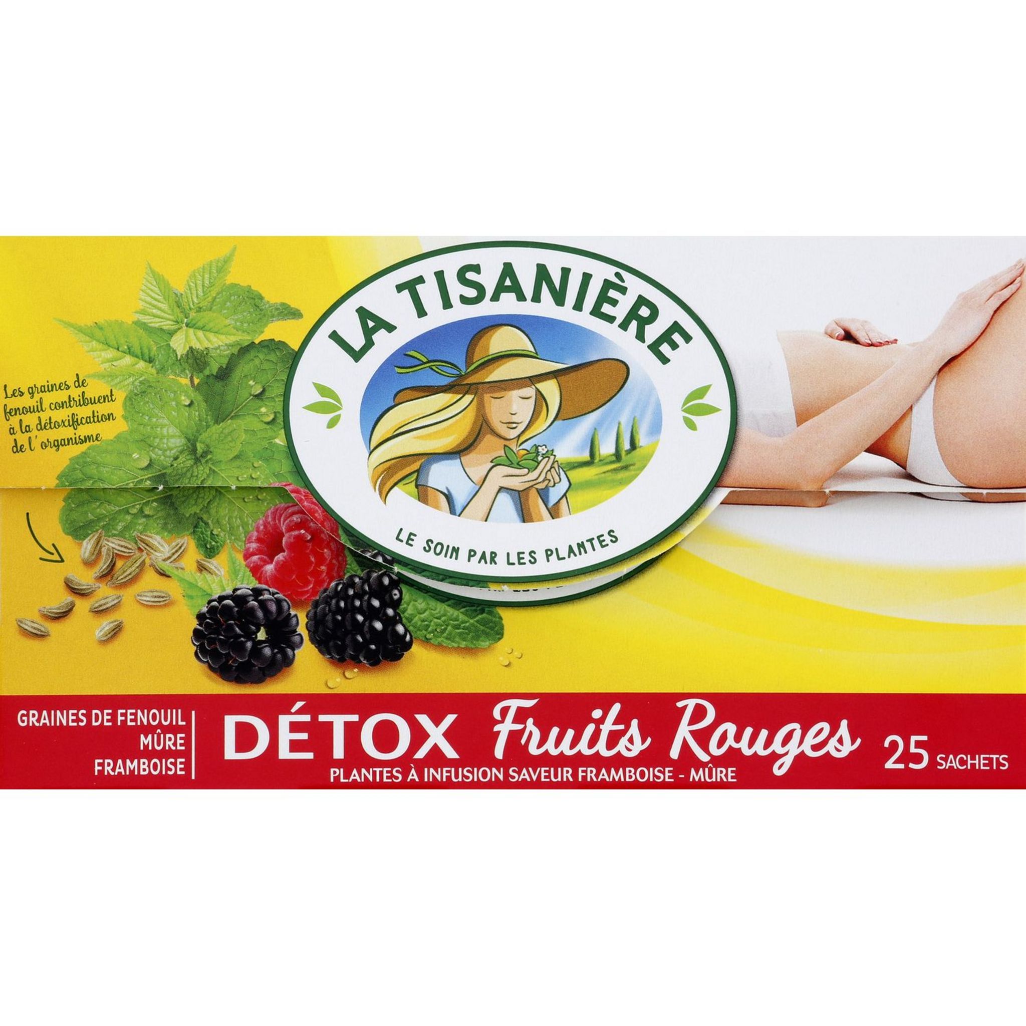 La Tisanière Tisane Détox, 40g : : Epicerie