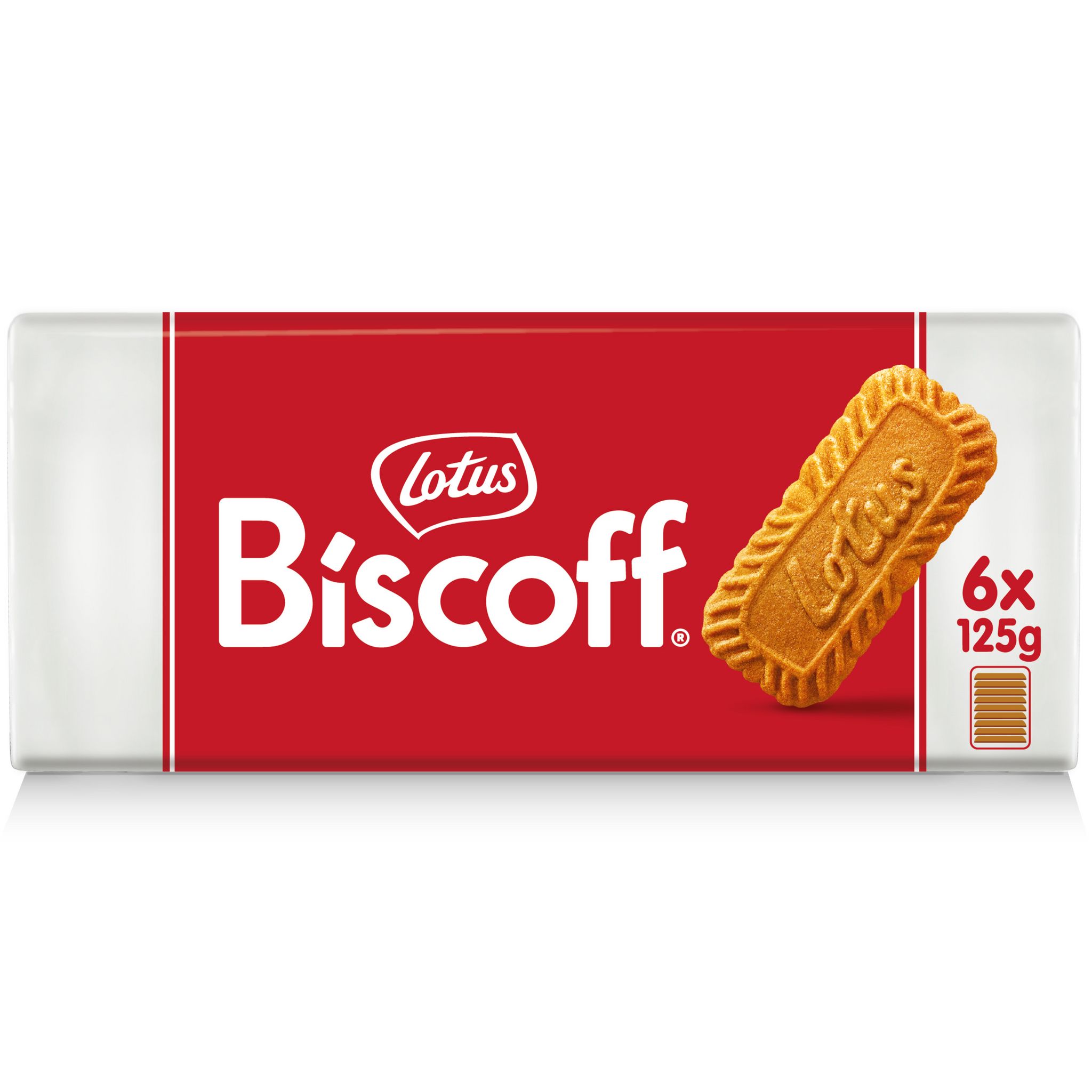 LOTUS Biscoff Biscuits Speculoos original sachets fraîcheur Format familial  6x125g pas cher 