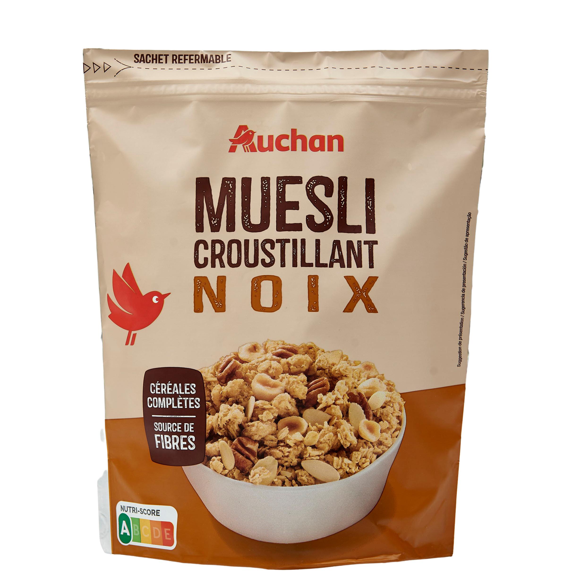 Muesli croustillant aux noix de cajou