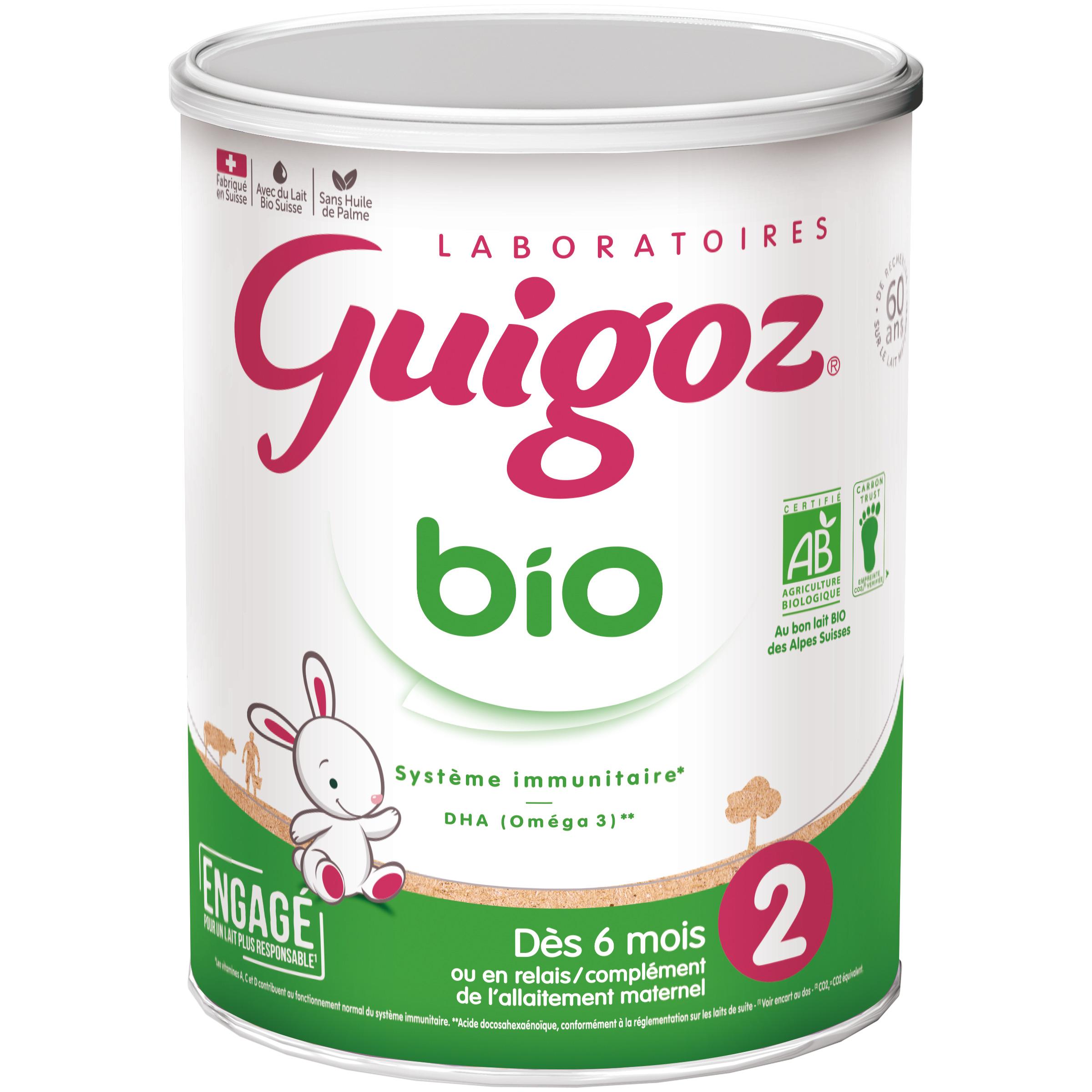 Guigoz Bio Lait en Poudre Bébé 2ème âge 800g