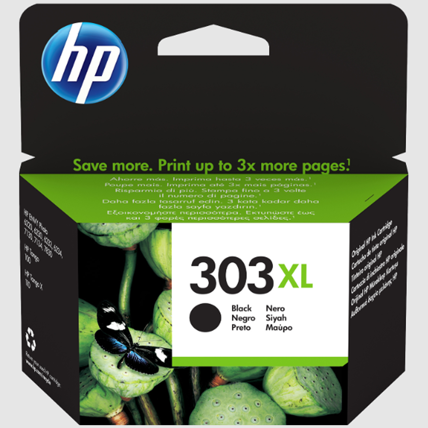 HP Cartouche d'Encre HP 303XL Noire grande capacité Authentique (T6N04AE)  pas cher 