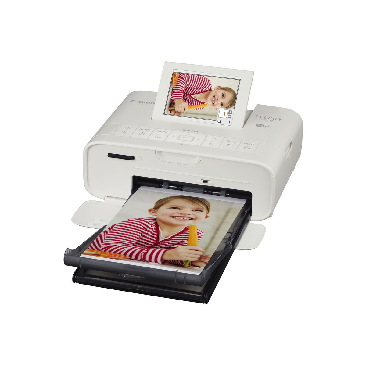 CANON Imprimante photo portable - Blanc - Selphy CP1300