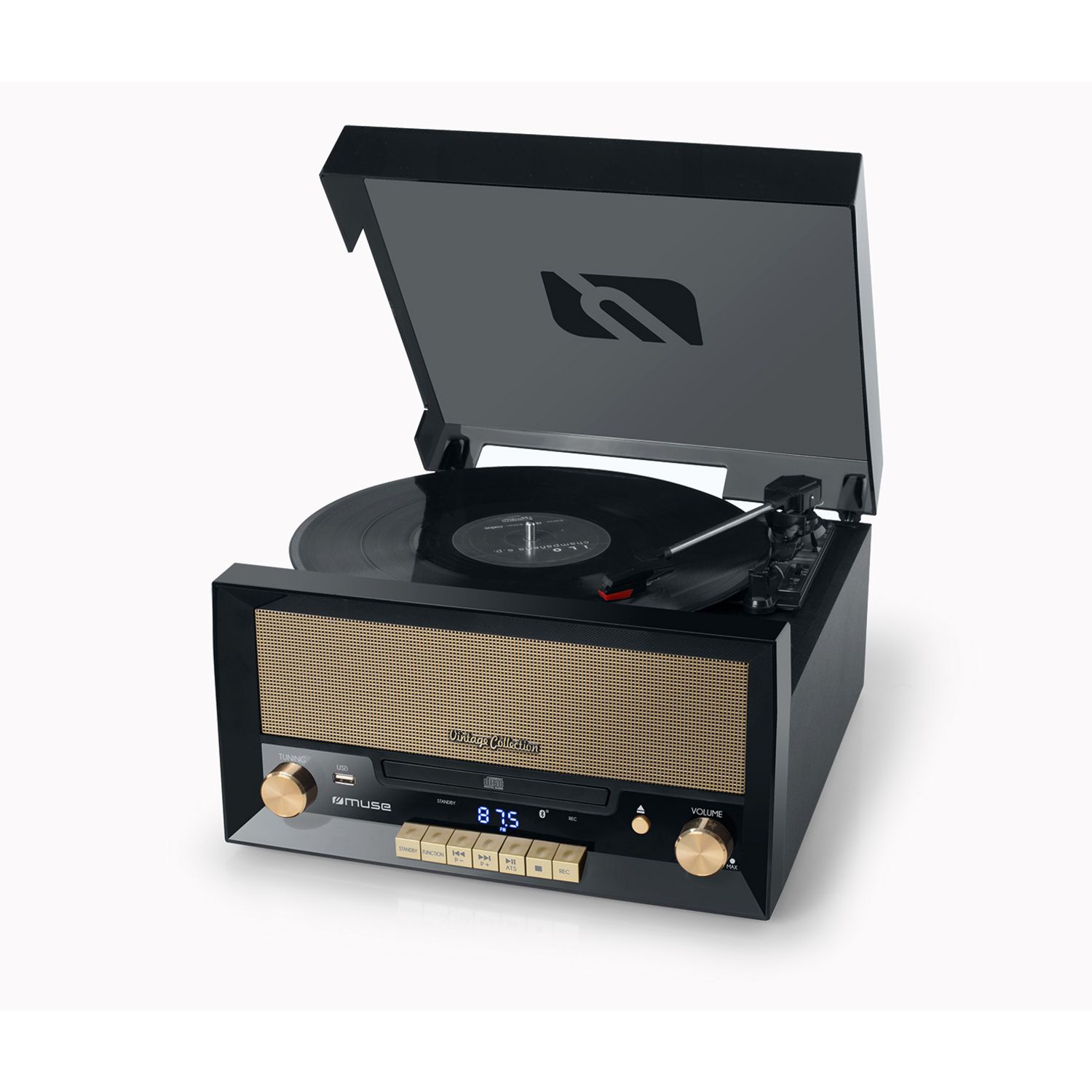 Platine Vinyle 18 W Bluetooth® Mise Hors Tension Automatique