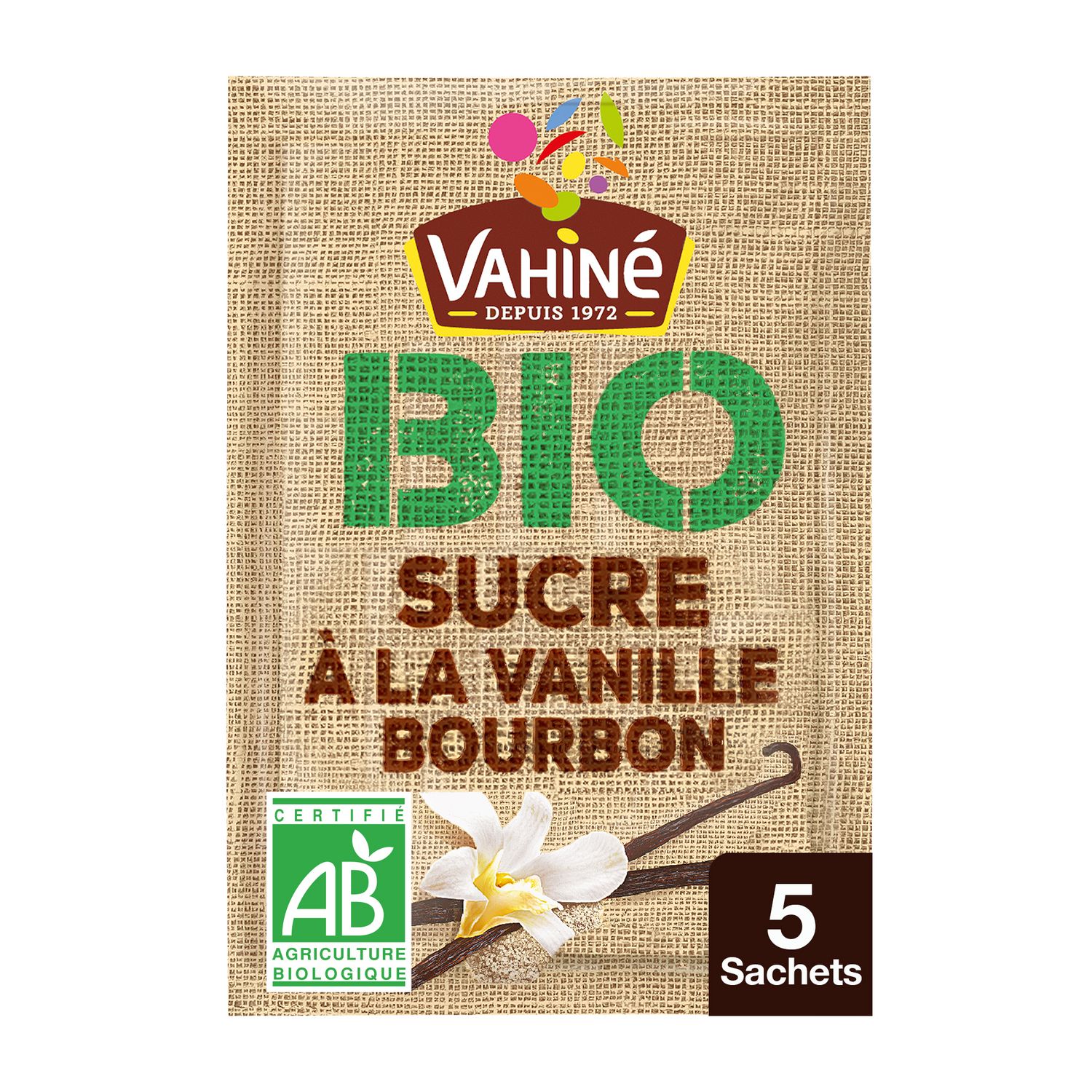 Gousses de Vanille en poudre sucrées, Vahiné (8 g)