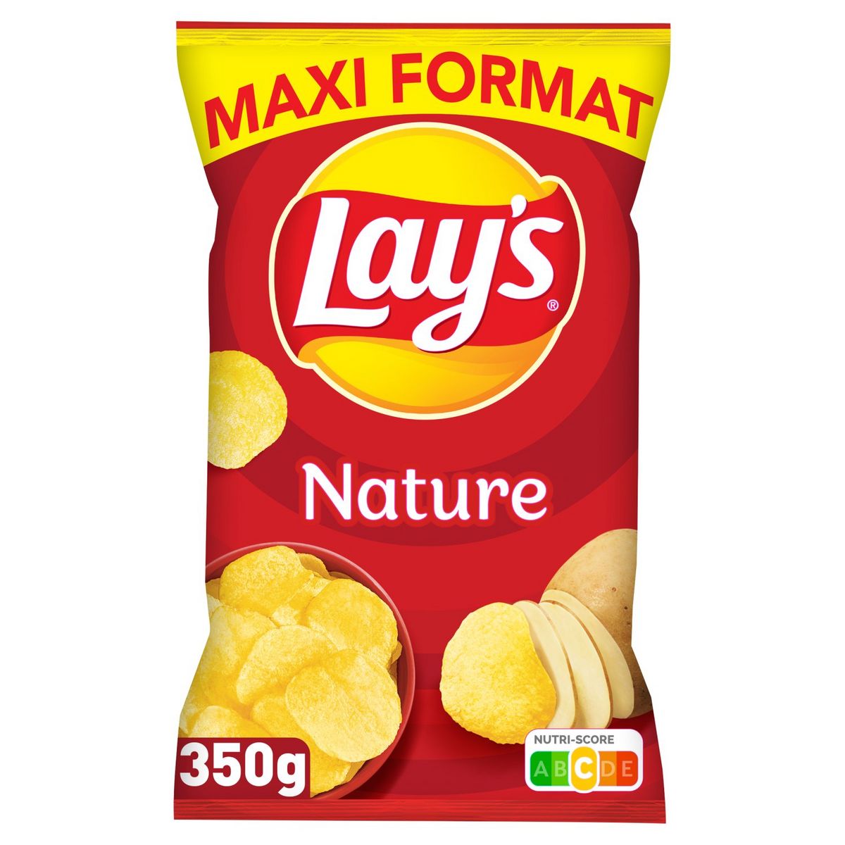 LAY'S Chips nature maxi format 350g