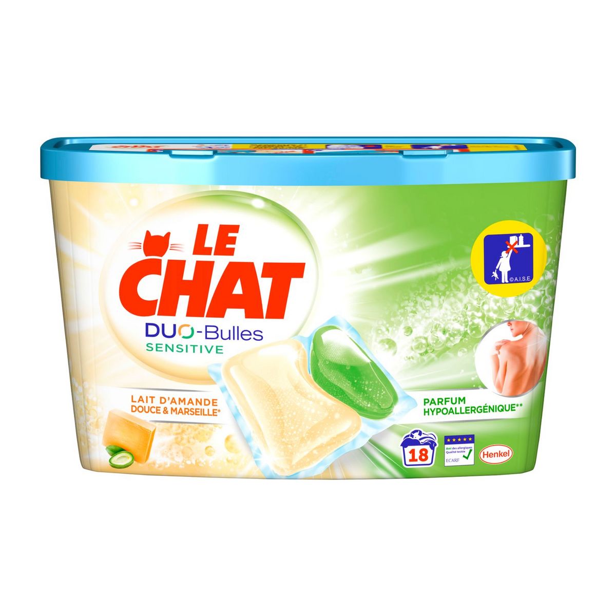 Le Chat - Lessive en capsule Sensitive (x25)