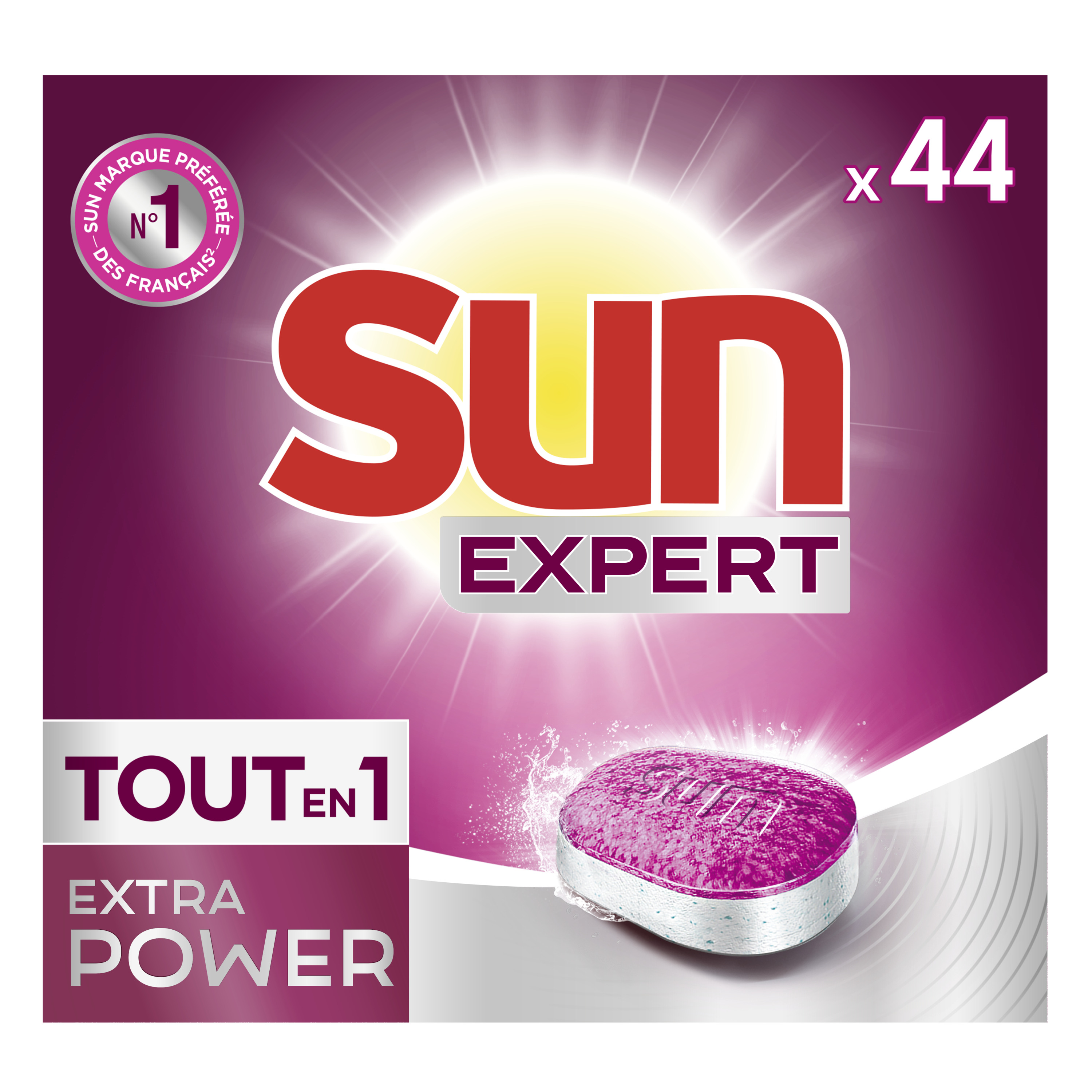 Tablettes lave vaisselle Expert Extra Shine SUN 8710447334249