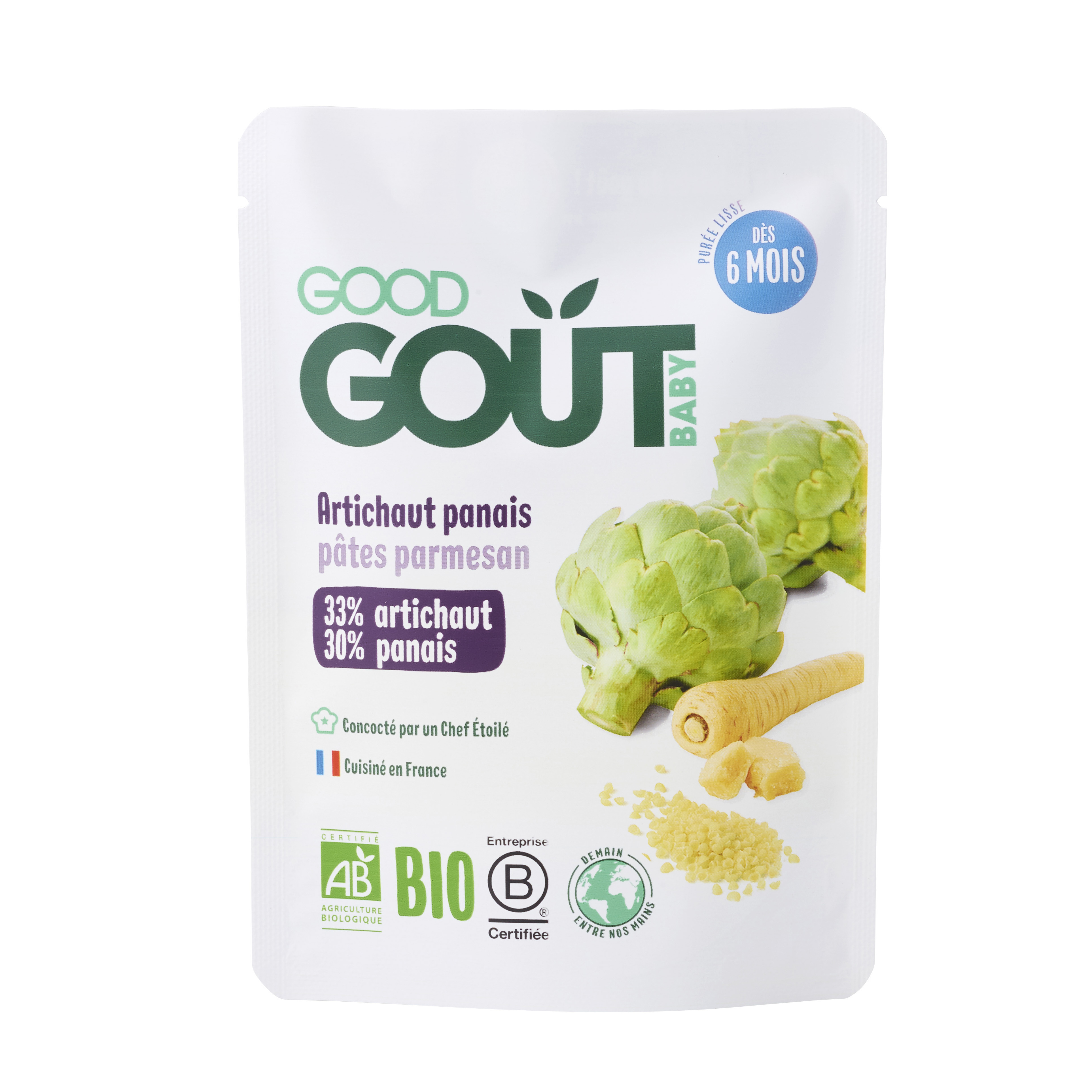 Risotto de courgettes au chèvre Bio Good Goût, sachet de 190 g