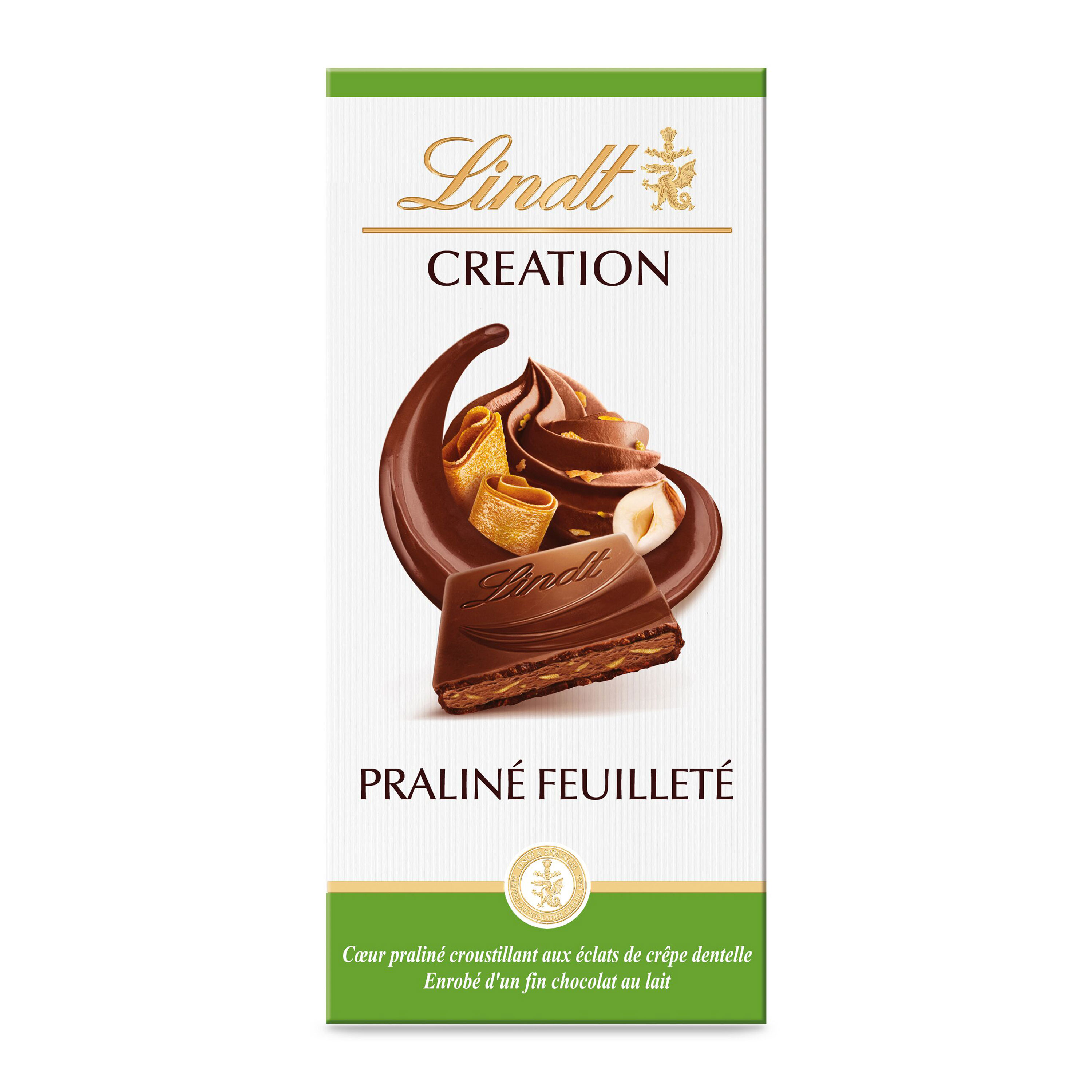 Lindt - Tablette 34% Noisettes LES GRANDES - Chocolat Noir, 150g