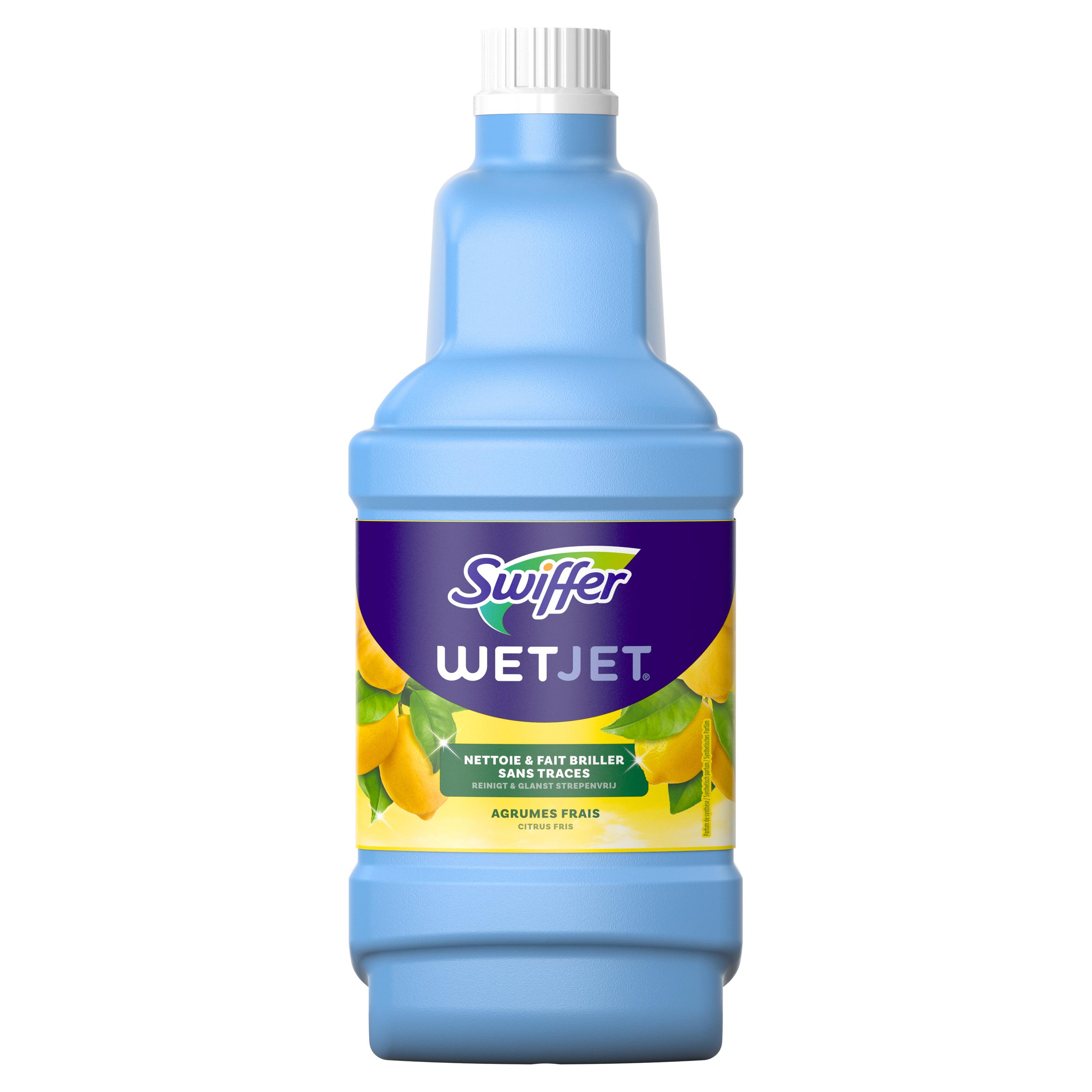 Swiffer Wetjet Balai Spray, 10 Recharges Lingettes Pour Tous Types