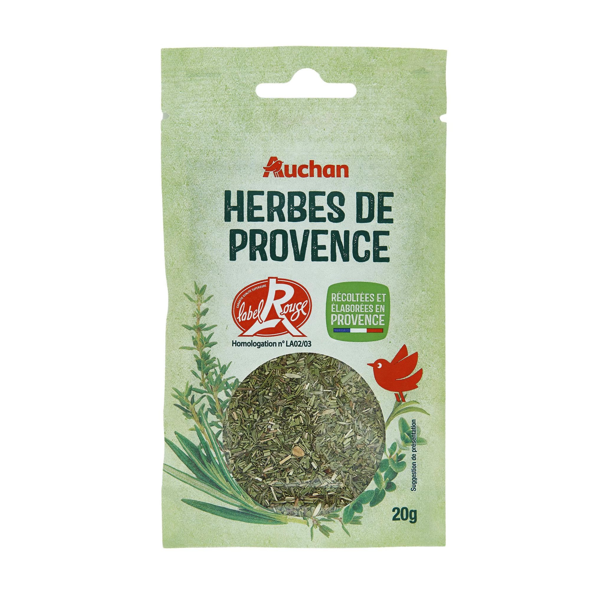 AUCHAN Sachet cuisson 2 en 1 poulet aux herbes de provence 34g pas