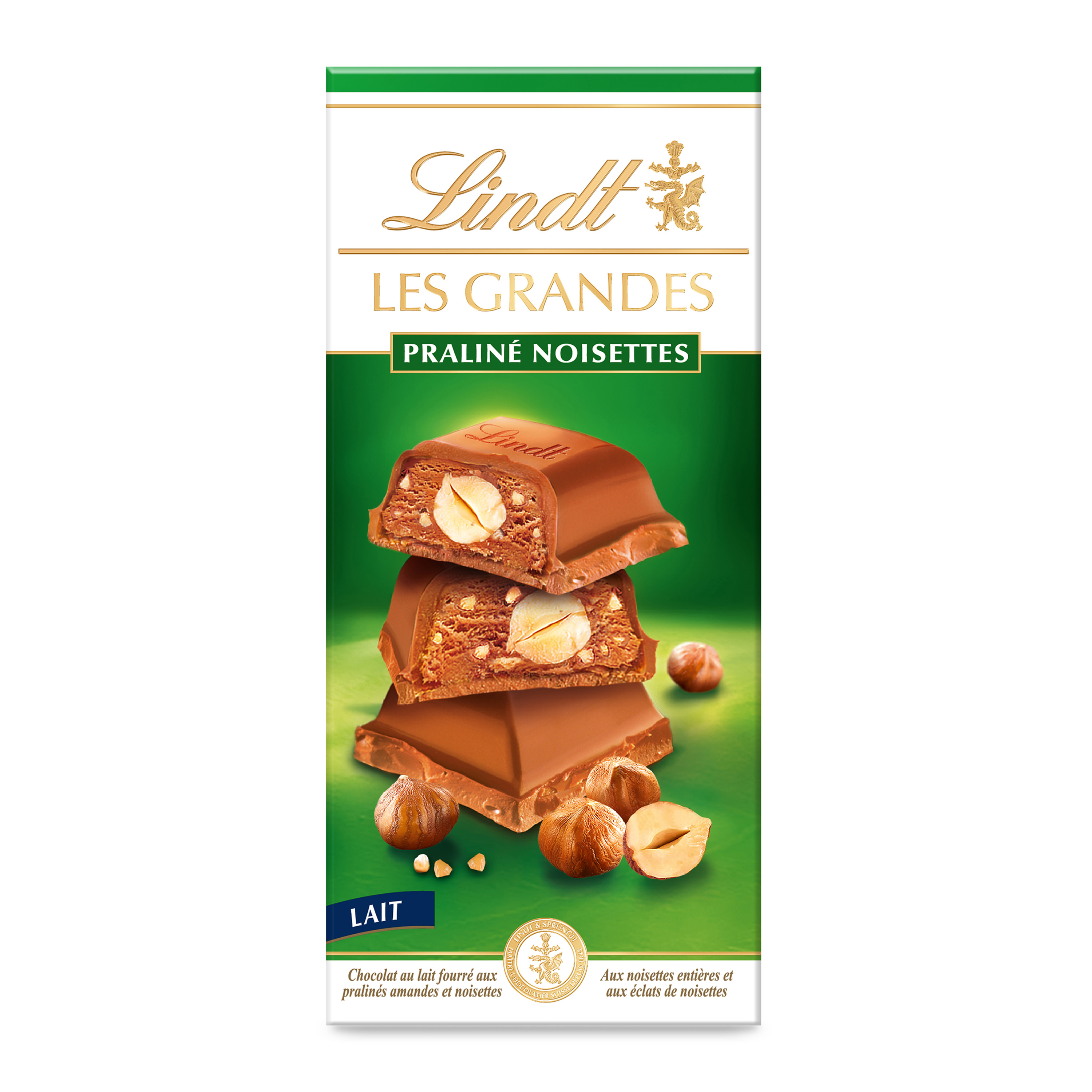 LINDT Création tablette de chocolat au lait rocher lait 1 pièce 150g pas  cher 