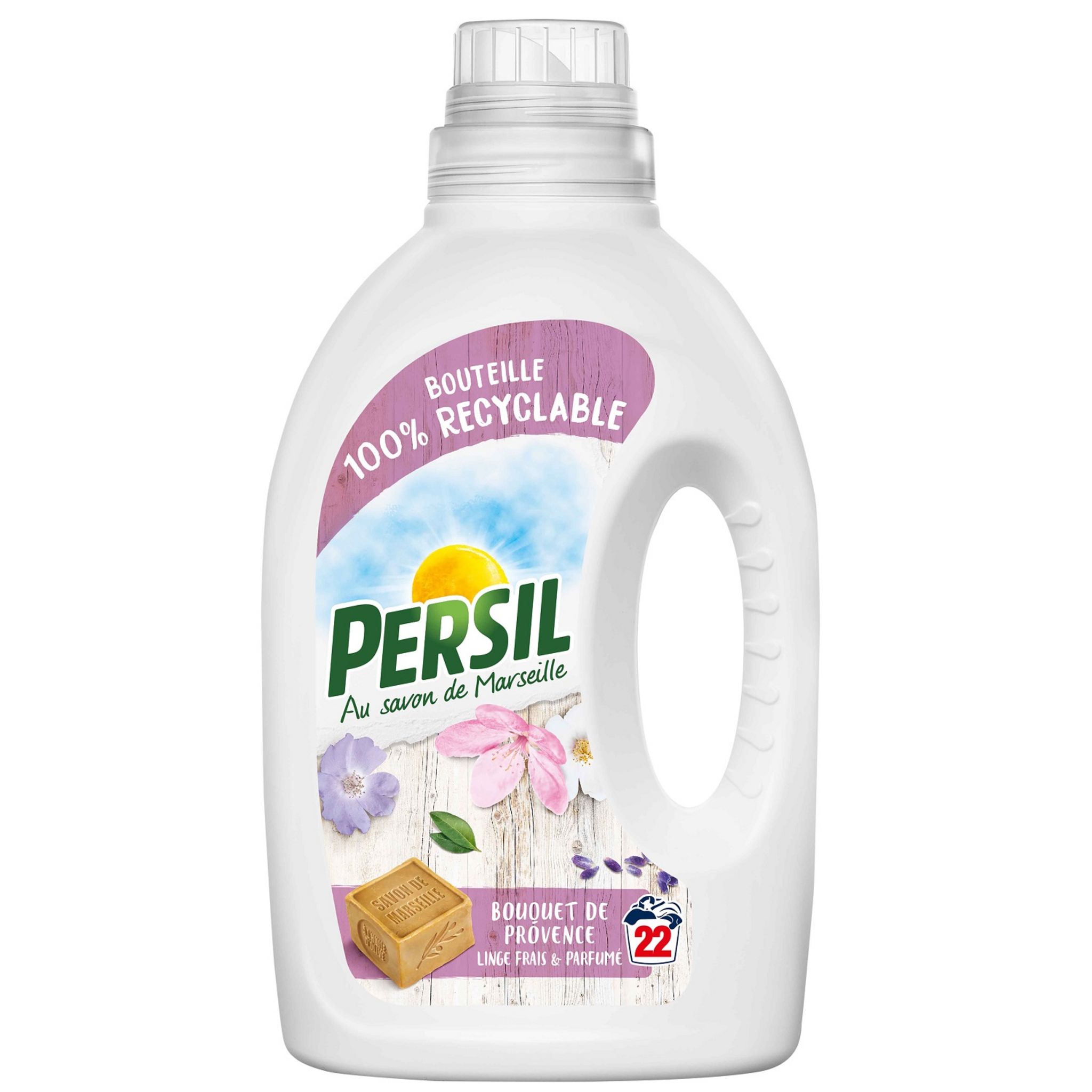 Persil Lessive Liquide Bouquet de Provence 2l 40 Lavages Lot de 3 - 6000 ml