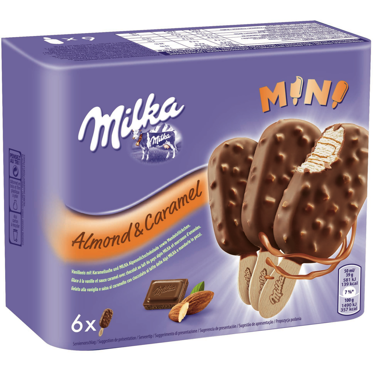 Bâtonnets Milka Chocolat & Vanille