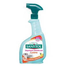 SANYTOL Spray dégraissant désinfectant cuisine sans résidus agressifs 500ml