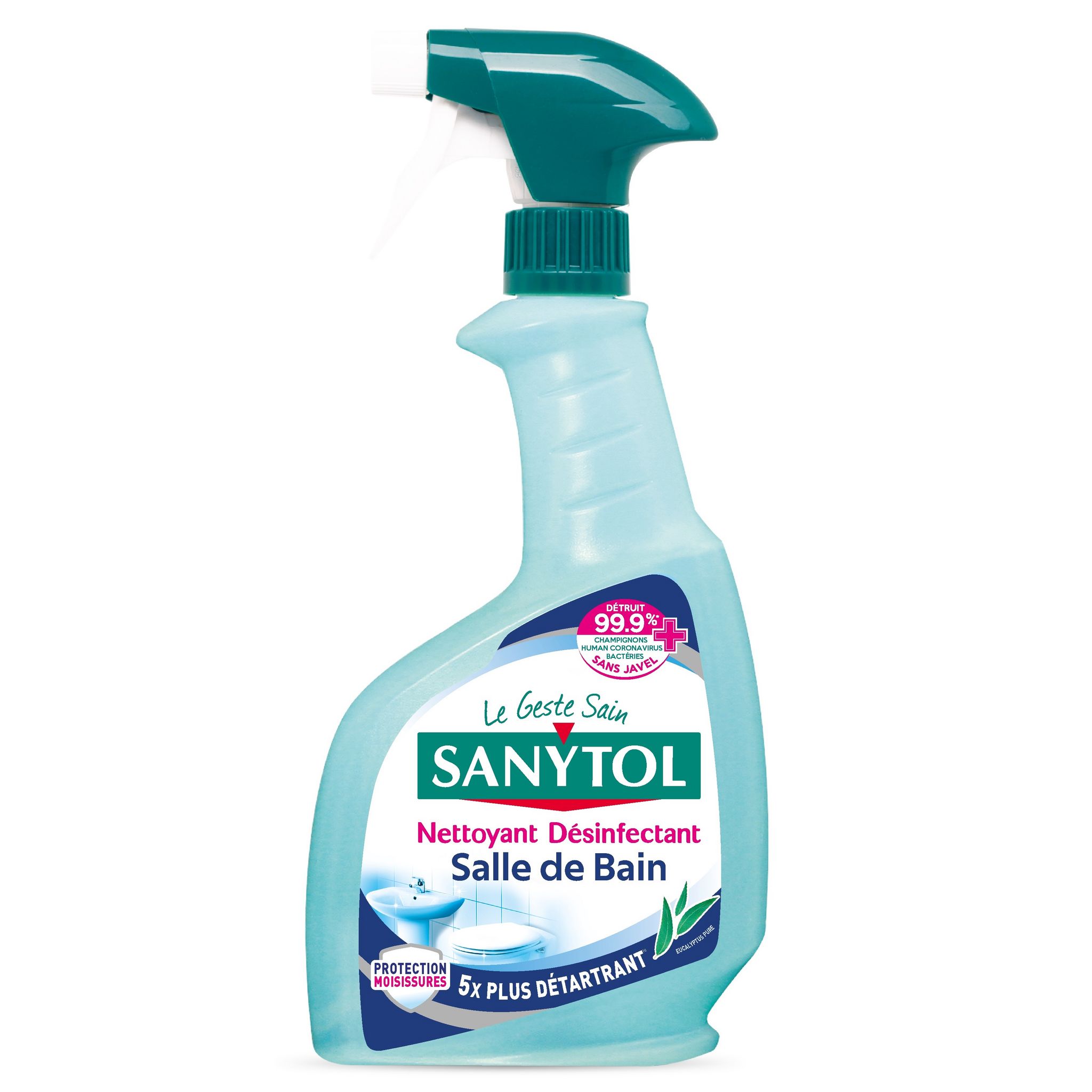 SANYTOL Spray nettoyant désinfectant salle de bain anti-calcaire 500ml pas  cher 