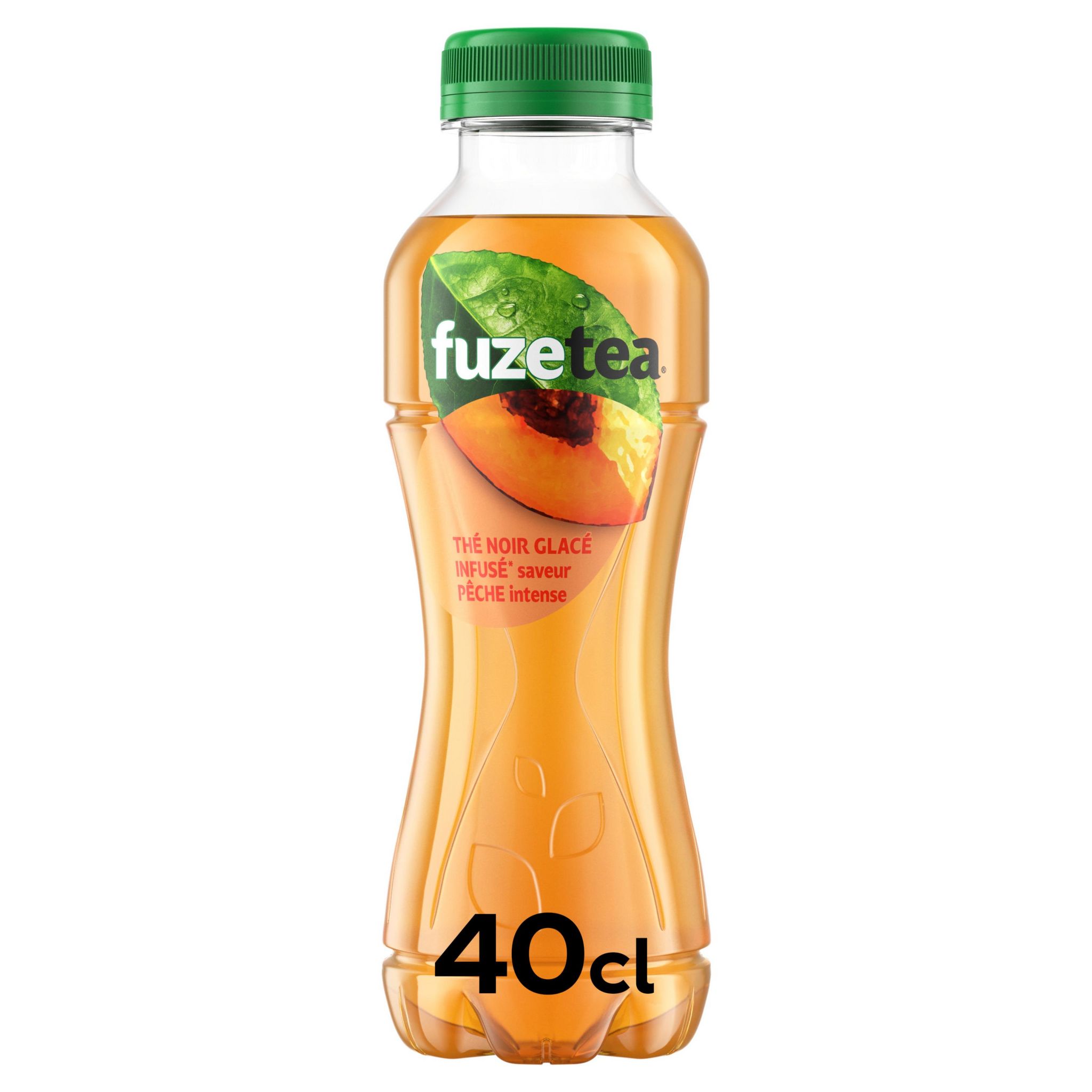 FUZE TEA Thé noir glacé arôme pêche intense 40cl pas cher 