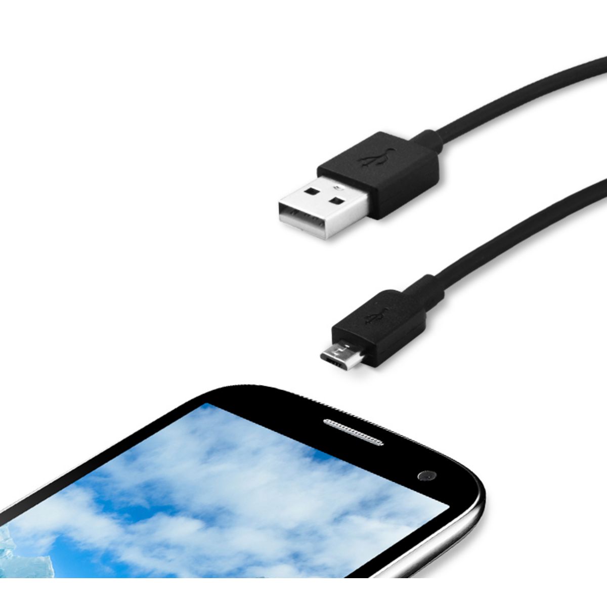 QILIVE Câble Micro USB - Noir