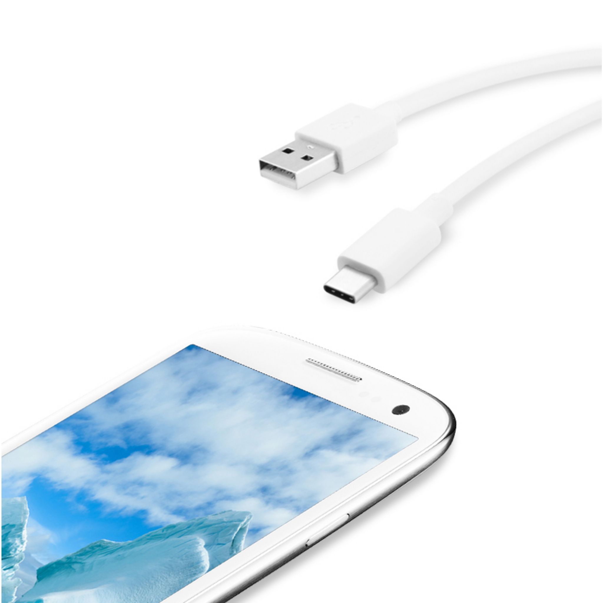 Câble USB-C - Blanc