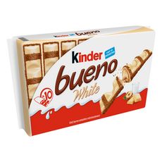 KINDER Bueno white barres chocolatée 10x2 barres 390g
