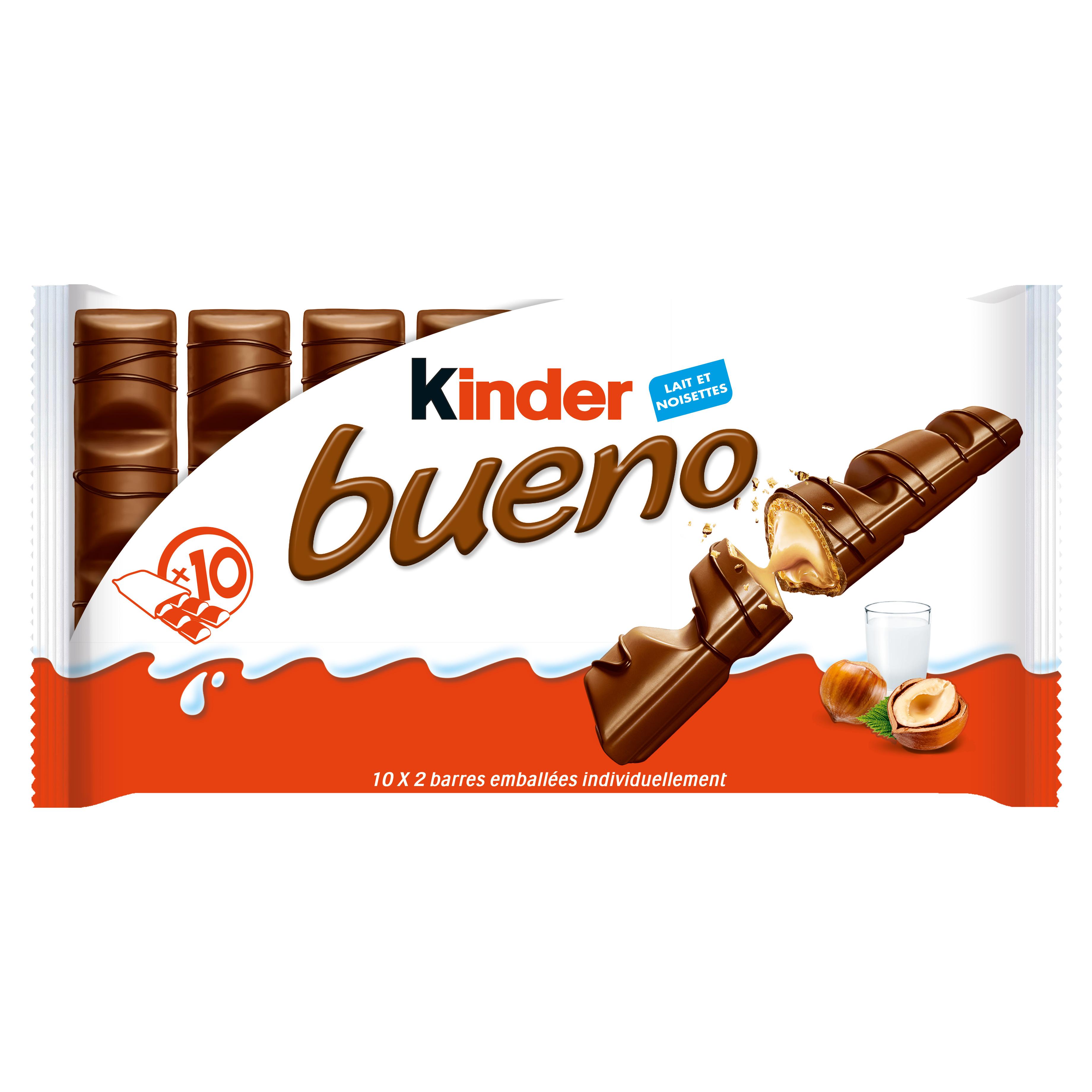 Lot de 30 barres Kinder Bueno