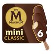 MAGNUM Mini bâtonnet glacé vanille chocolat 6 pièces 264g