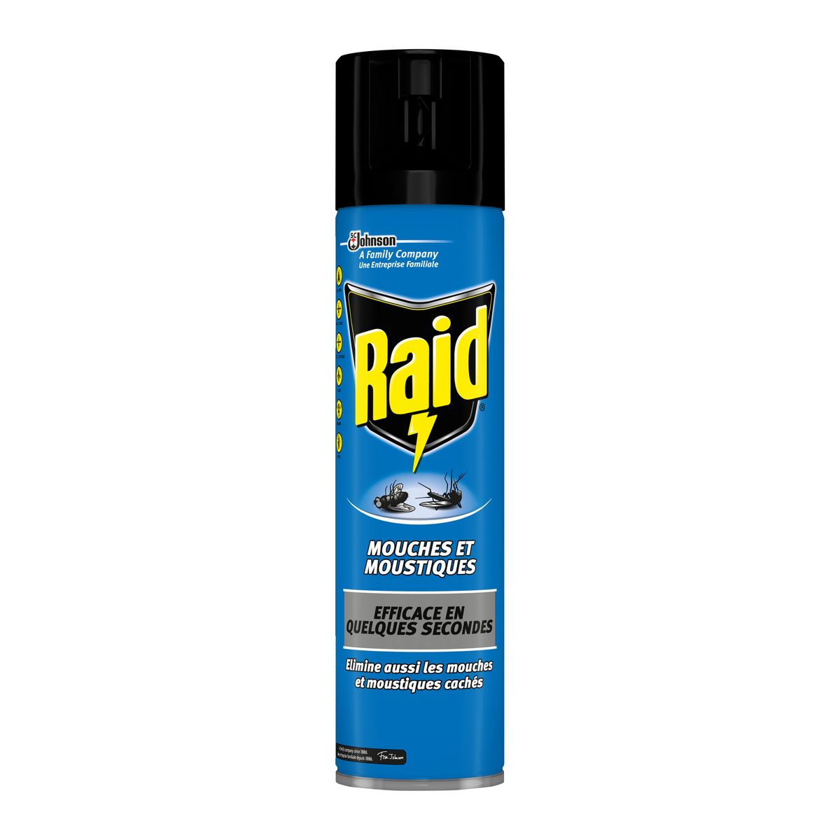 RAID Insecticide anti-mouches et moustiques 400ml pas cher 