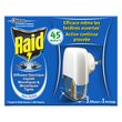 RAID Diffuseur électrique anti-moustiques & moustiques tigres avec recharge efficace 45 nuits 1 diffuseur + 1 recharge