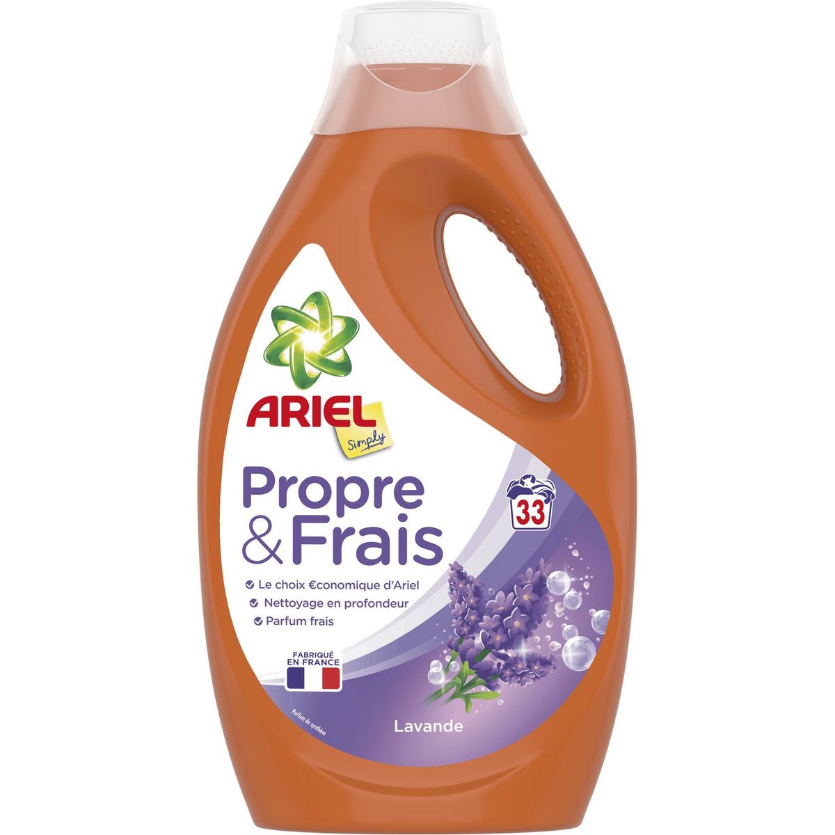 ARIEL Power Recharge lessive liquide original 30 lavages 1.5l pas