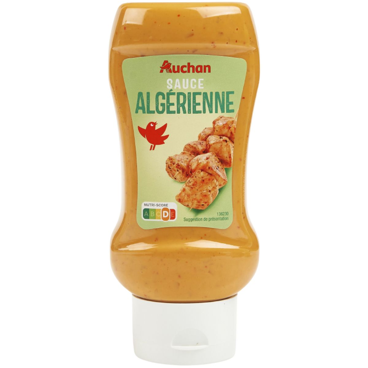AUCHAN Sauce algérienne flacon souple 355g pas cher 