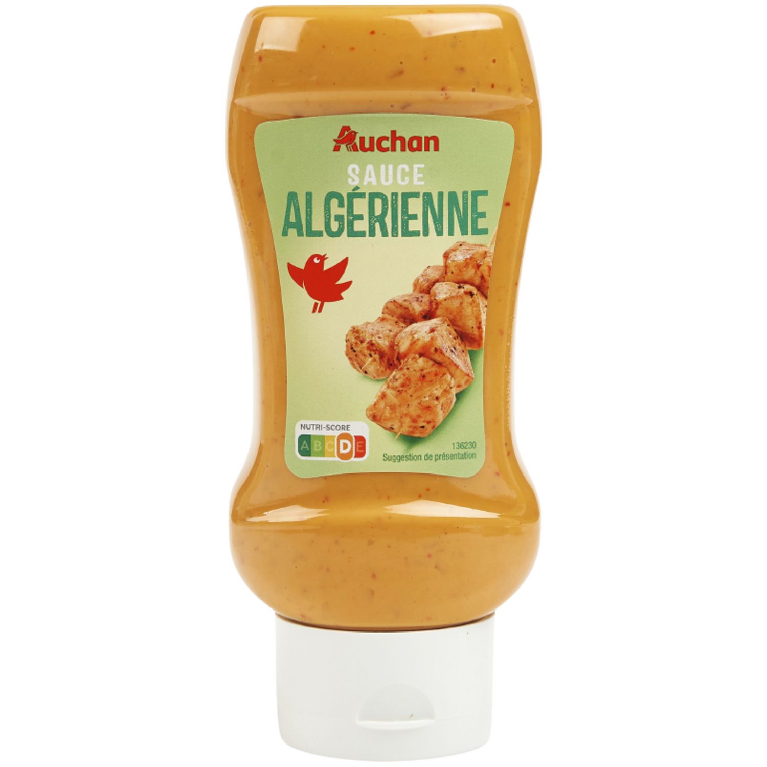 AUCHAN Sauce algérienne flacon souple 355g