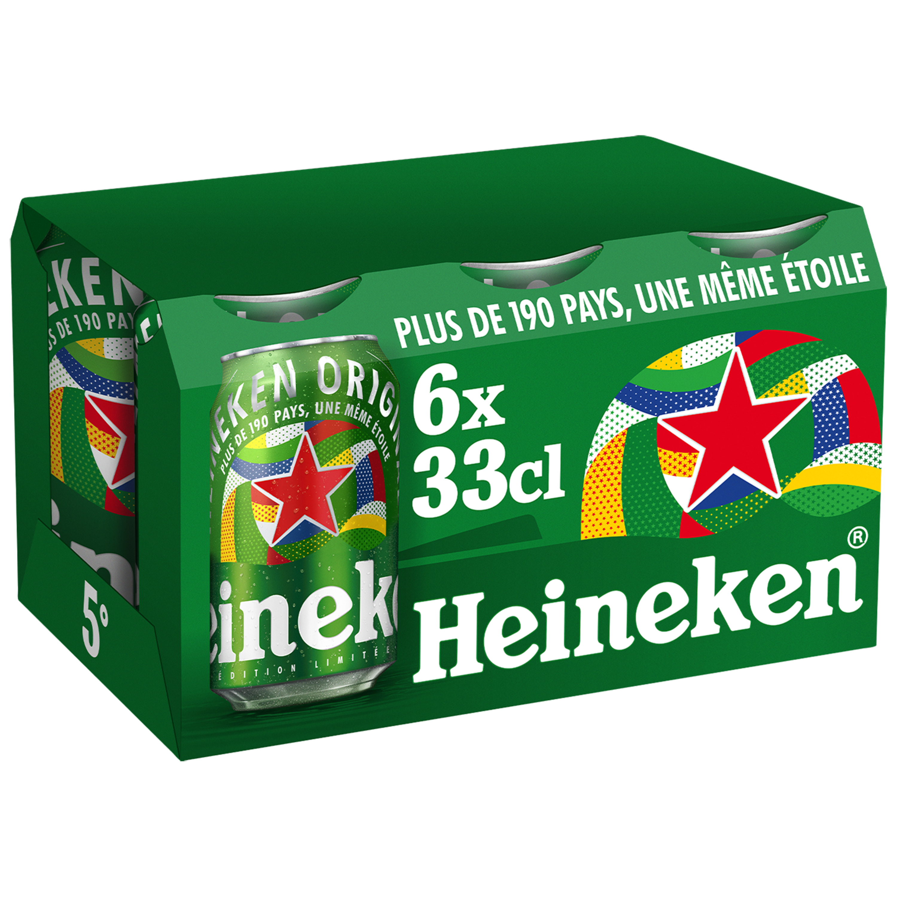 Heineken Biere Blonde, 6 x 330ml : : Epicerie