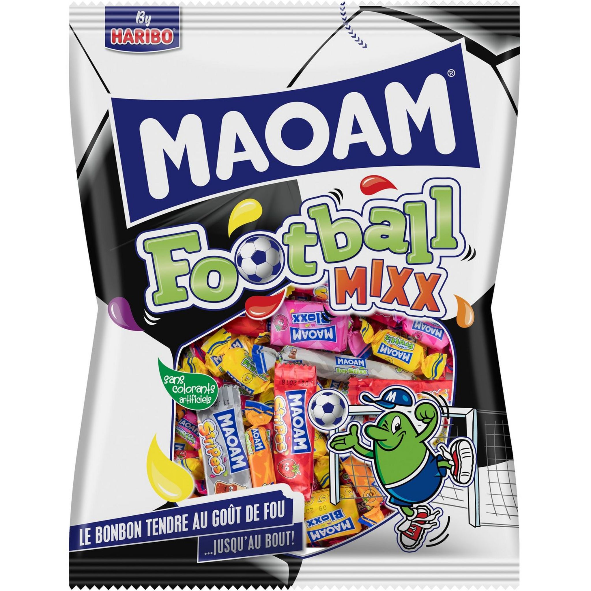 HARIBO Maoam football mix bonbon à mâcher 960g pas cher 