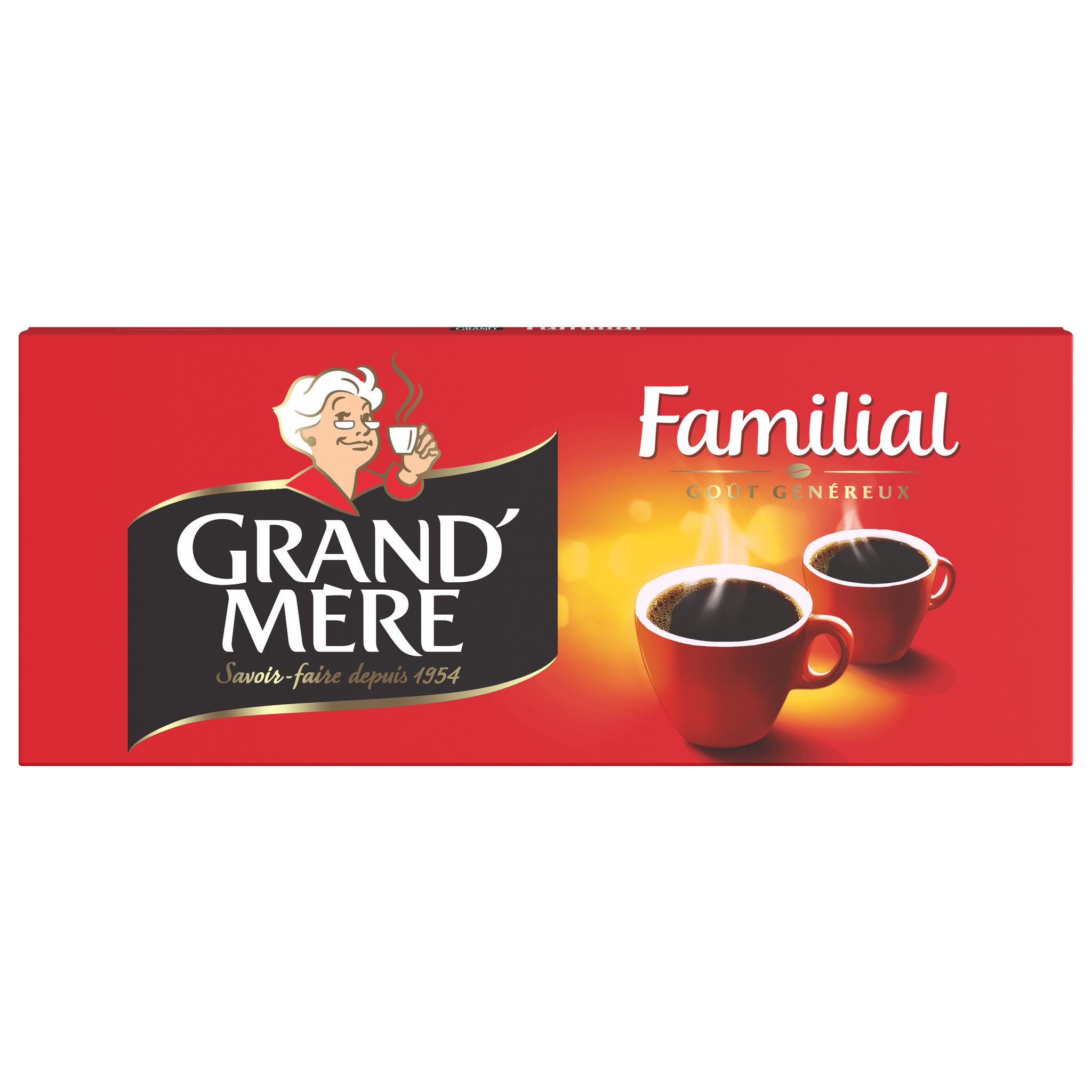 Grand Mère Familial Café En Grains 1Kg 