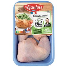 LE GAULOIS Cuisse poulet blanc fermier 2 pièces 500g