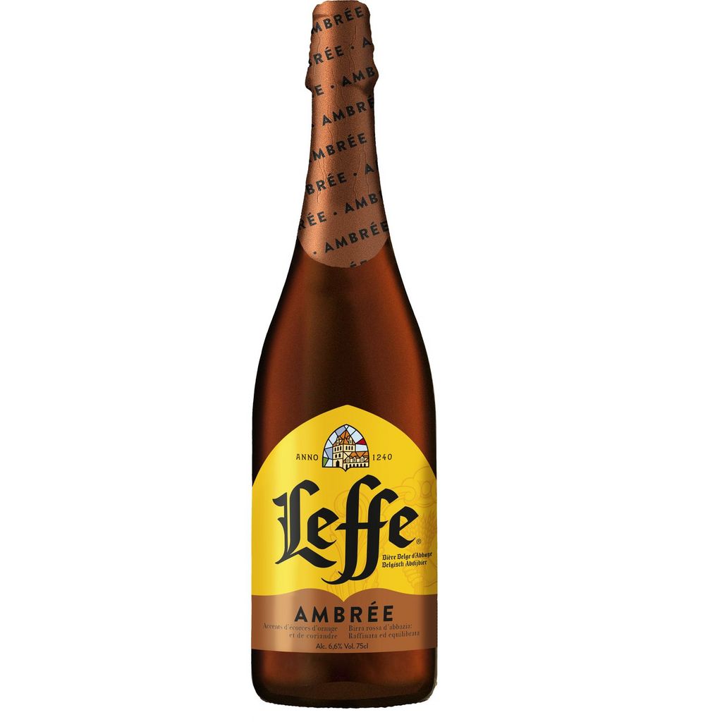 LEFFE Bière de Noël ambrée 6,6% bouteilles 12x25cl pas cher