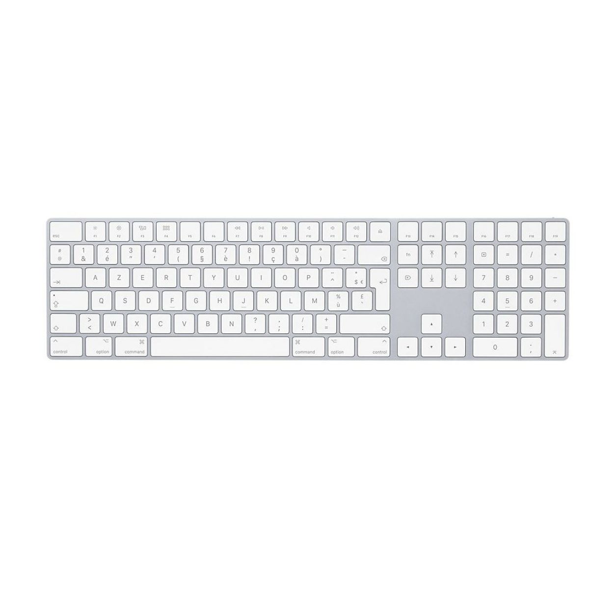 Clavier Rétroéclairé sans Fil avec 3 Bluetooth, Clavier Azerty