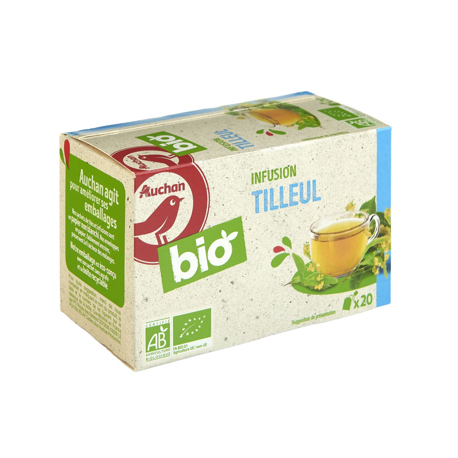 Infusion Menthe de Nos égions ELEPHANT : la boite de 20 sachets à Prix  Carrefour