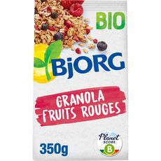 BJORG Granola bio céréales aux fruits rouges 350g