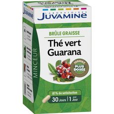 JUVAMINE Gélules minceur thé vert guarana brûle-graisse plus dosées 30 gélules