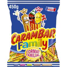 CARAMBAR Family Bonbons aromatisés Format familial 450g