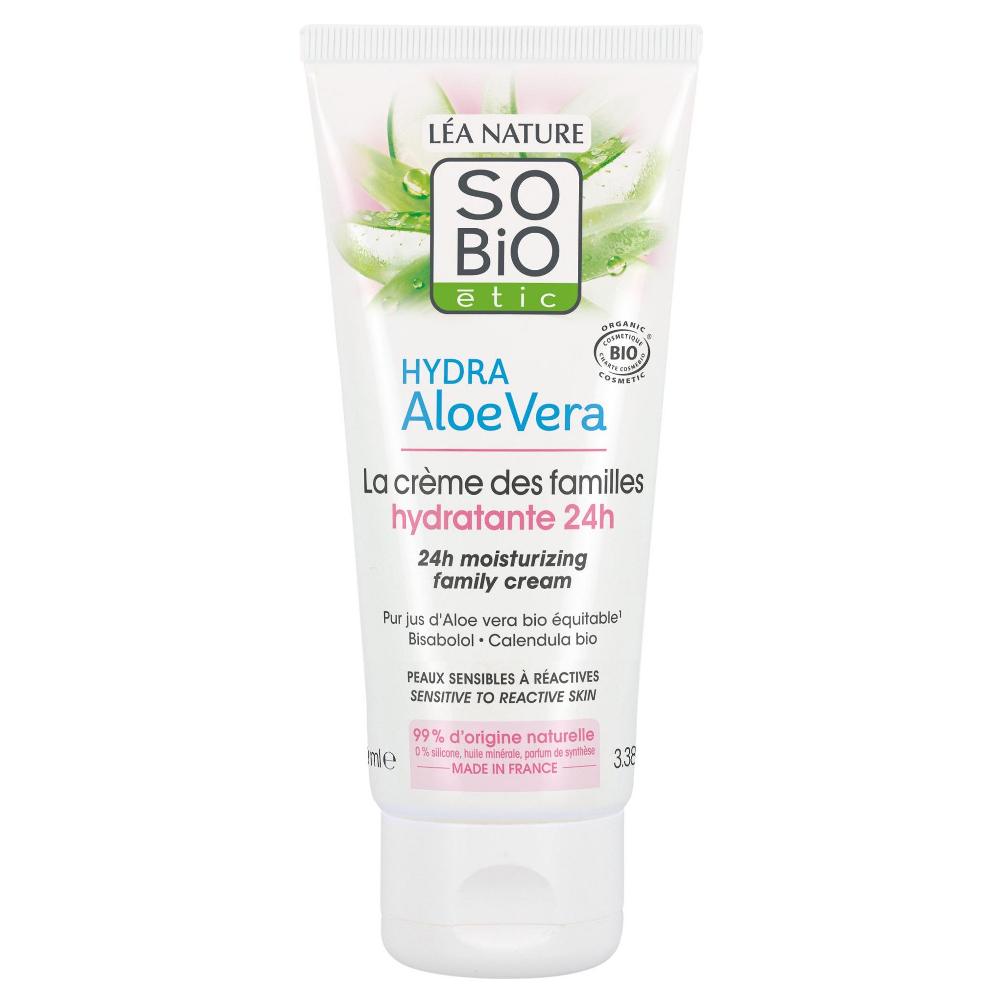 Crème hydratante peau sensible naturelle en vente en ligne