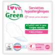 Love & Green LOVE ET GREEN Serviettes hygiéniques écologiques avec ailettes normal