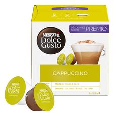 DOLCE GUSTO Capsules de café cappuccino 16 capsules 186g