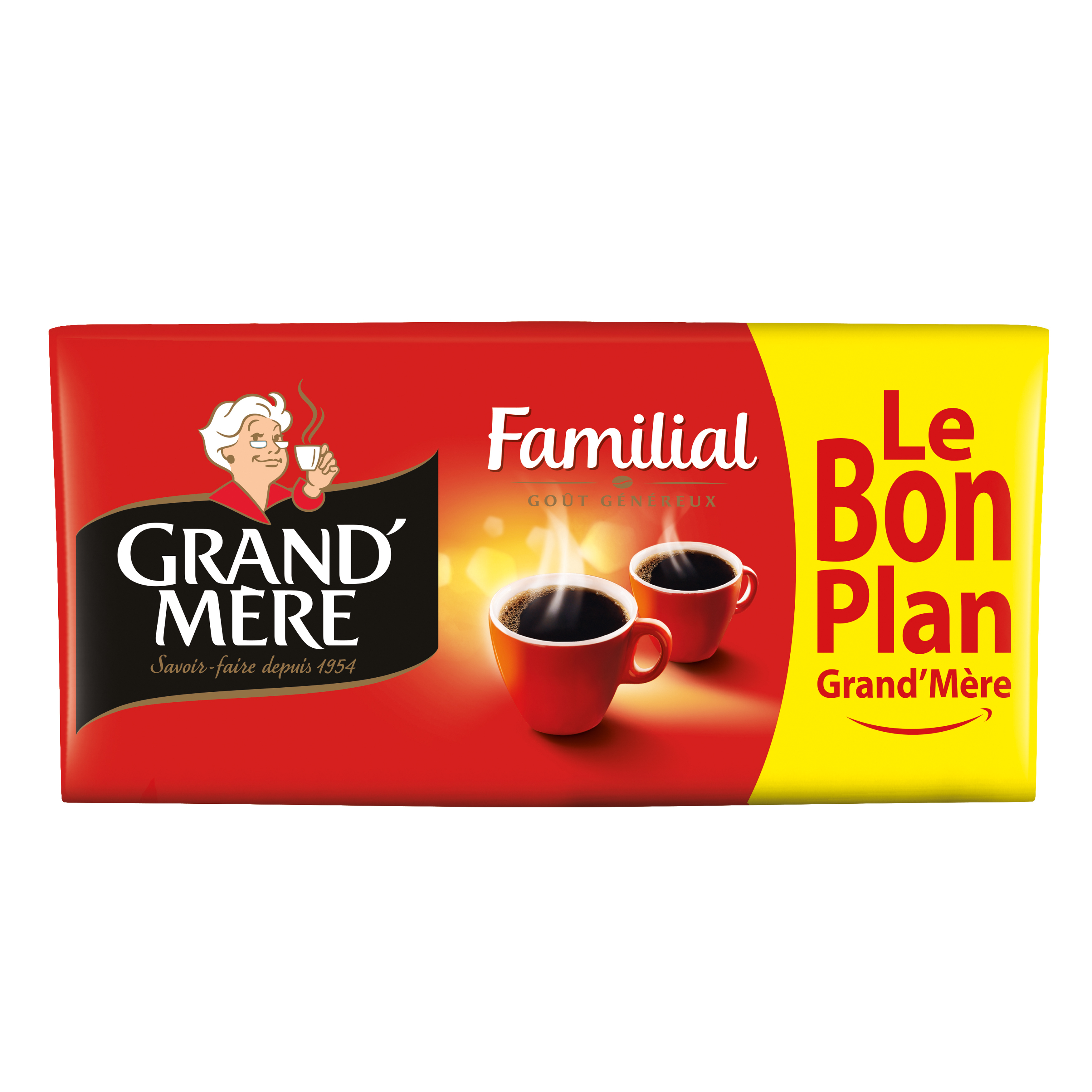 GRAND'MERE Café moulu familial 4x250g pas cher 