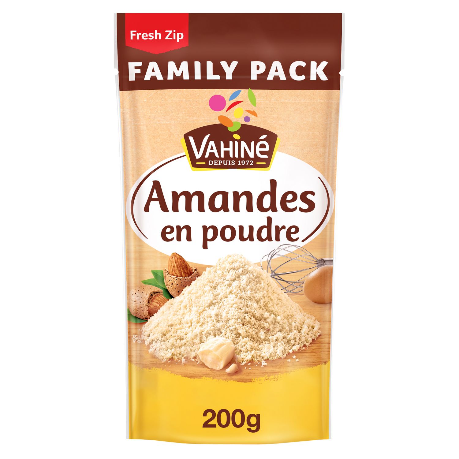 VAHINE - Amande en poudre format familial 200 g : : Epicerie